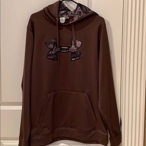 Men’s Large Under Armour Brown Camo Pullover